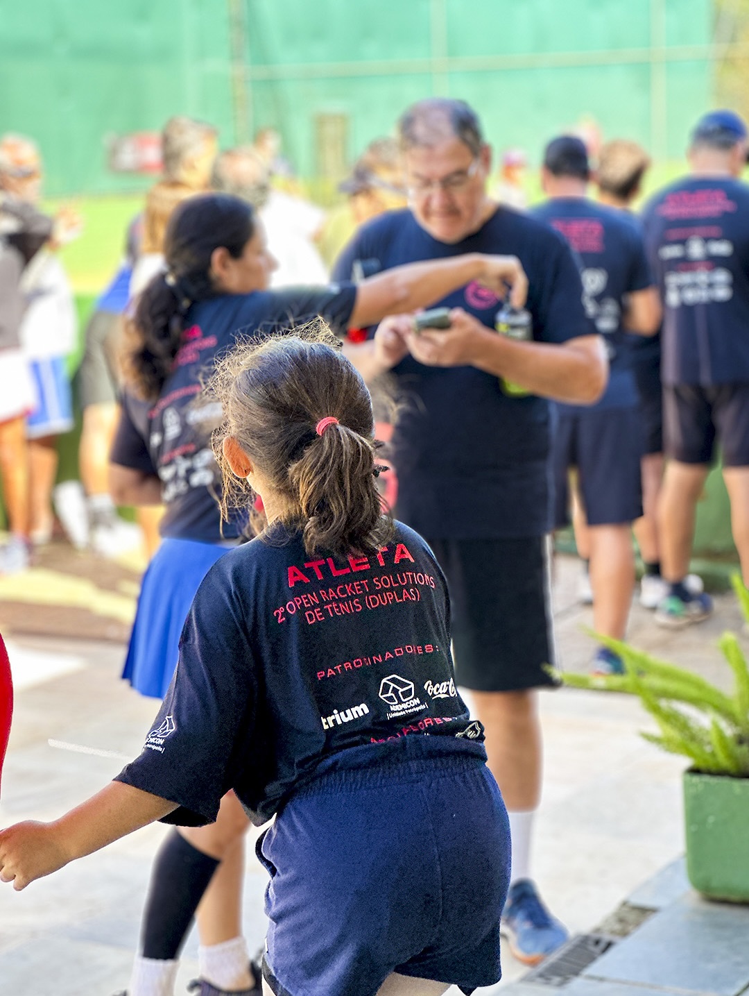 Atleta em quadra